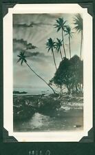 1930's Schofield soldier's hand colored Hawaii Photo Hilo, Coconut Island picture