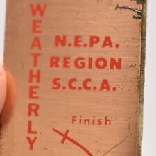1965 Weatherly Hillclimb SCCA Sports Car Club America NEPA Pennsylvania Plaque picture