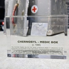 Chernobyl Artifact Display - Medic Box in Lucite Acrylic picture