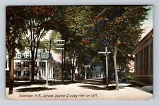 Hanover NH-New Hampshire, Street Scene Crosby Hall, Antique, Vintage Postcard picture