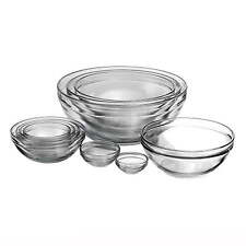 Mainstays Glass Mixing Bowls, 10 Piece Set picture