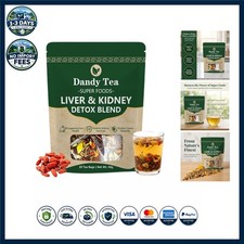 Dandy Superfoods Liver & Kidney Detox Tea Dandelion Goji Berry - 20 Teabags picture