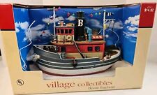 Lemax Lighted Tugboat Village Collection Plymouth Corners Bessie 2001 Retired picture