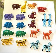 Vintage J.S.N.Y. Miniature Zoo Animal Magnets One Complete Set One Partial picture