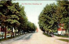1910. EAST MAIN ST. GREENSBURG, IND. POSTCARD. SZ8 picture
