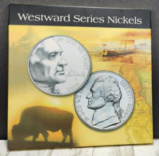 2004-2005 WESTWARD SERIES NICKELS PEACE MEDAL AMERICAN BISON GOLD picture