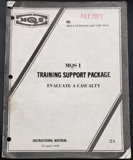 US Forces Training Book, Training Support Package - Casualty Evaluation 1990 picture