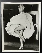 1954 Marilyn Monroe Original Photograph Seven Year Itch Stamped Candid picture
