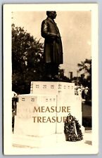 C.1935 RPPC ROCHESTER, MN WILLIAM WORRALL MONUMENT REAL PHOTO Postcard P57 picture