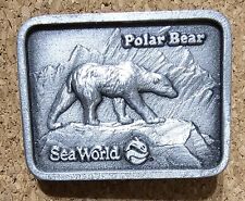 1995 SeaWorld Polar Bear Pin Pewter Creations picture