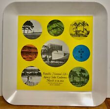 Vintage Republic National Life Insurance MOLDED TRAY 1964 Agency Sales Conferenc picture