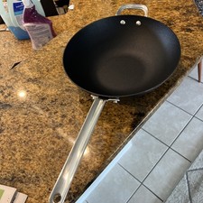 William & Sonoma SCANPAN Pro IQ 12.5" Wok Nonstick Dishwasher & Oven Safe picture