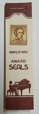 VINTAGE WRIGHT-WAY MUSIC TEACHING AWARD SEALS ☆ Frederic Chopin Pianist S-14☆  picture