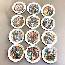 12 The Remarkable World Of Charles Dickens Plates Konrad Hack Plates Wedgewood picture