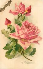 Postcard 1929 Klein Flowers Floral Artist 22-12038 picture