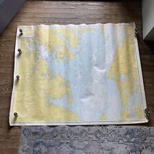 Vtg NOAA Nautical Sounding Chart Baltimore Harbor Approaches Boat Map Wall Art picture