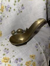 Mid 20th Century Cat Brass Pipe Rest/Holder picture