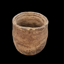 Original Ancient Old Antique Paper Messi Terracotta Clay Pottery Earth Ware Pot picture