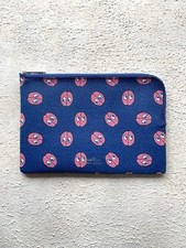 Undercover Brain Motif Transfer Pouch Navy Leather Look Flat Bag (Ages 14+) picture