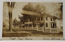 RPPC Large Home Fred Pages House Real Photo Northeast USA c1907 udb Postcard G7 picture