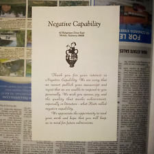Negative Capability - Rejection Letter - Mobile Alabama picture