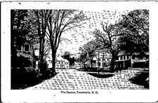 Tamworth N.H. The Square Vintage Postcard 1927 A680 picture