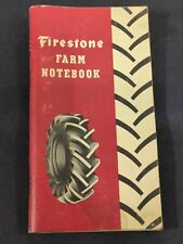 Vintage 1957-59 Firestone Farm Guide Book Pocket Notebook Farm Dacor  picture