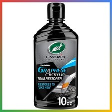 Car Trim Restorer Black Plastic Coating Graphene Acrylic 10 oz. picture
