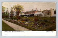 Ottawa Canada, Rideau Hall, Government House & Gardens, Vintage c1907 Postcard picture