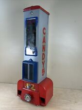 Vintage 1940’s 5c Candy-King 2 Compartment Gum Candy Vending Machine Works picture