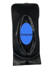 Female Genital Gender Candle Black - Intended for Mature Buyers Only picture