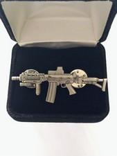 DSA Arms Vintage Pewter Pin SA58 FN FAL 7.62mm Super Rare picture