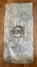 Vtg Bemis Bakers Bags Kansas City Macaroni & Imp Co. Canvas Bag 40