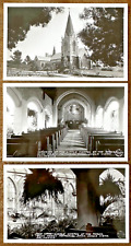 Three RPPCs Little Chapel of The Roses Glen Abbey Memorial Park Chula Vista CA picture