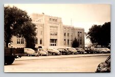 Portales NM-New Mexico RPPC, Roosevelt County Courthouse, Real Photo Postcard picture
