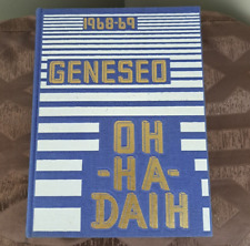 SUNY Geneseo Oh Ha Daih Yearbook 1968-69 State University of NY Vintage Photos picture