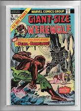 GIANT-SIZE WEREWOLF #5 1975 VERY GOOD- 3.5 4566 blue ink stains picture
