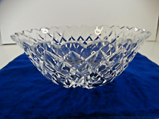 Waterford Crystal Square Cut Rim Heavy Large Decorative Bowl picture