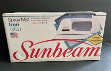 Vintage Sunbeam Spray Mist Iron Designed To Use Tap Water # 12651 Made In USA picture