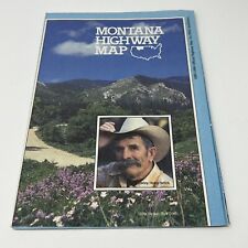 1985 1986 Montana Official Highway Road Map Vintage picture