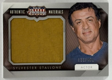 2015 Panini Americana Jumbo Materials RELIC Sylvester Stallone 133/499 "Rocky" picture