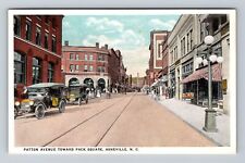 Asheville NC-North Carolina, Patton Avenue Pack Square, Vintage Postcard picture