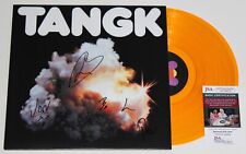IDLES BAND SIGNED TANGK LP ORANGE VINYL RECORD ALBUM RARE AUTOGRAPHED +JSA COA picture