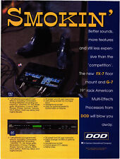 DOD FX-7 Smokin' Multi-Effects Processor Print Advert picture