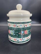 XL house of lloyd vintage 1992 floral canister  picture