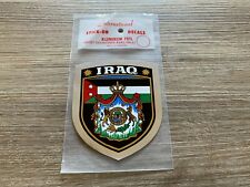 VINTAGE IRAQ ALIMEX ALUMINUM FOIL DECAL STICKER NEW NOS HOLLAND picture