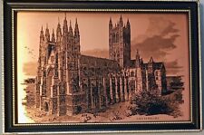 Canterbury Cathedral (England) ~ Multitechnic Fine Art Metal Work Copper Etching picture