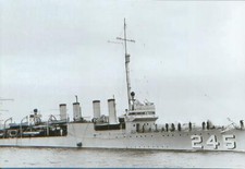 WW II Usa Photo --- Destroyer USS Reuben James -- First Ship Sunk By U-Boat 552 picture