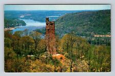 Bowmans Hill PA-Pennsylvania, Aerial Washington Crossing Park, Vintage Postcard picture