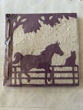 Poopoopaper Twine Journal Horse & Cat Purple picture